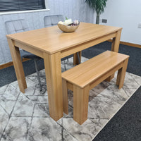 Dining Table Set with 2 Chairs Dining Room and Kitchen table set of 2, and Benches