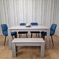 Dining Table Set with 4 Chairs Dining Room, Kitchen table set of 4, and Bench