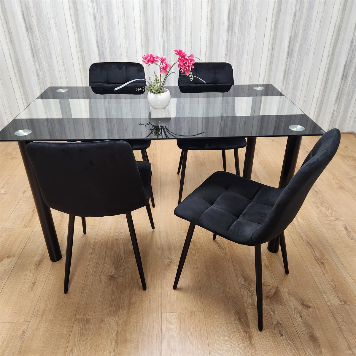 Dining Table Set with 4 Chairs Dining Room, and Kitchen table set of 4