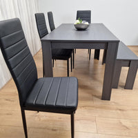 Dining Table Set with 4 Chairs and a Bench Dining Room and Kitchen table set of 4