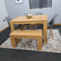 Dining Table Set with 4 Chairs Dining Room and Kitchen table set of 4, and Benches