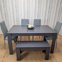 Dining Table Set with 4 Chairs and a Bench Dining Room and Kitchen table set of 4