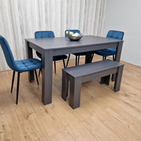 Dining Table Set with 4 Chairs and a Bench Dining Room and Kitchen table set of 4