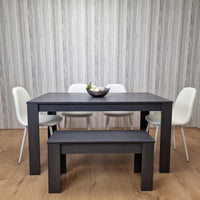 Dining Table Set with 4 Chairs Dining Room, Kitchen table set of 4, and Bench