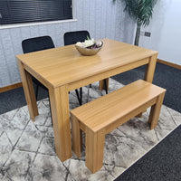 Dining Table Set with 2 Chairs Dining Room and Kitchen table set of 2, and Bench