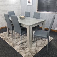 Dining Table Set with 6 Chairs Dining Room and Kitchen table set of 6