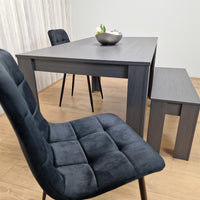 Dining Table Set with 2 Chairs Dining Room and Kitchen table set of 2, and Bench