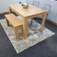 Dining Table Set with 2 Chairs Dining Room and Kitchen table set of 2, and Benches