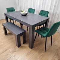 Dining Table Set with 4 Chairs and a Bench Dining Room and Kitchen table set of 4