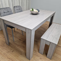 Dining Table Set with 2 Chairs Dining Room and Kitchen table set of 2,and Bench