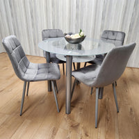 Dining Table Set with 4 Chairs Dining Room and Kitchen table set of 4