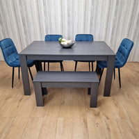 Dining Table Set with 4 Chairs and a Bench Dining Room and Kitchen table set of 4