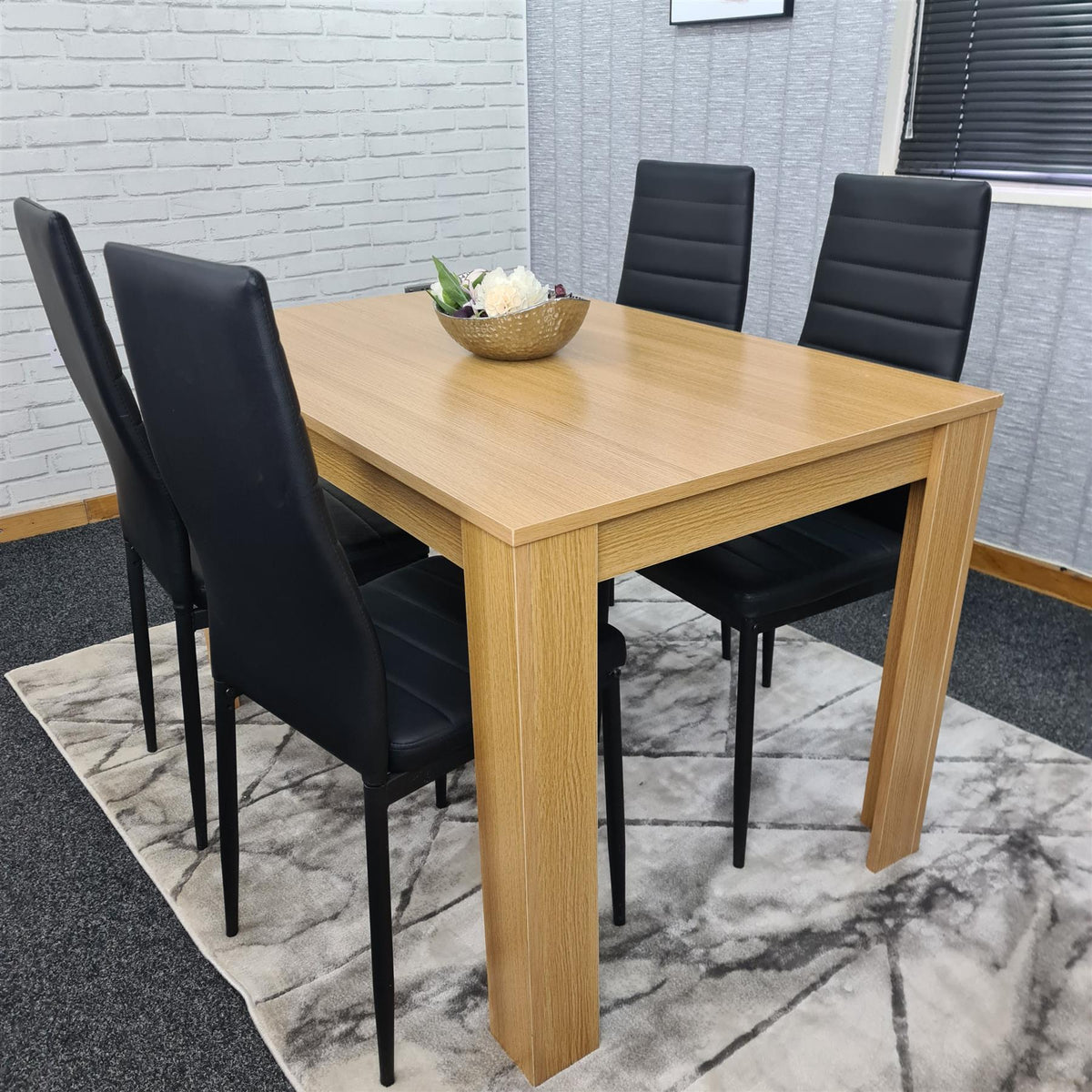 Dining Table Set with 4 Chairs Dining Room and Kitchen table set of 4