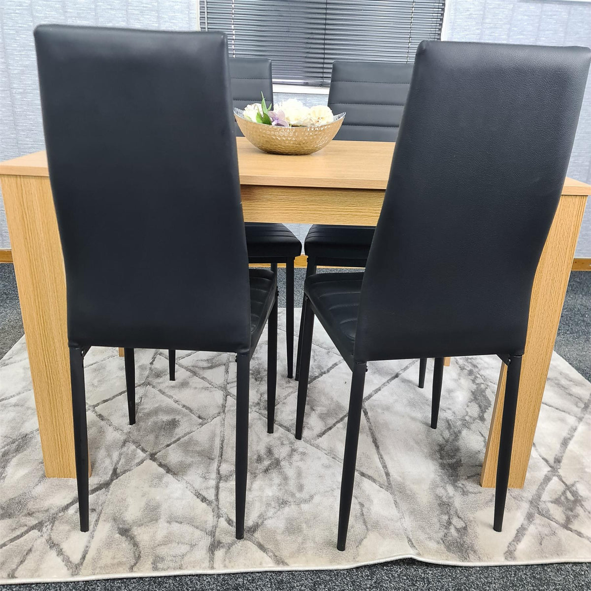 Dining Table Set with 4 Chairs Dining Room and Kitchen table set of 4