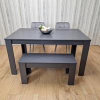 Dining Table Set with 2 Chairs Dining Room and Kitchen table set of 2,and Bench