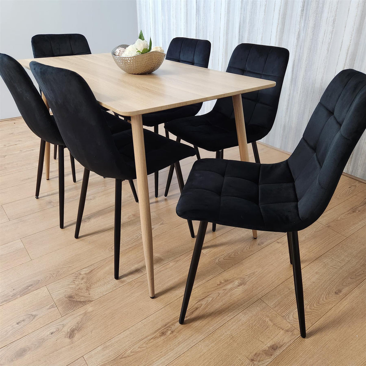 Dining Table Set with 6 Chairs Dining Room, and Kitchen table set of 6