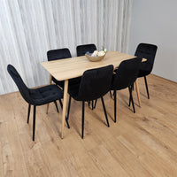 Dining Table Set with 6 Chairs Dining Room, and Kitchen table set of 6