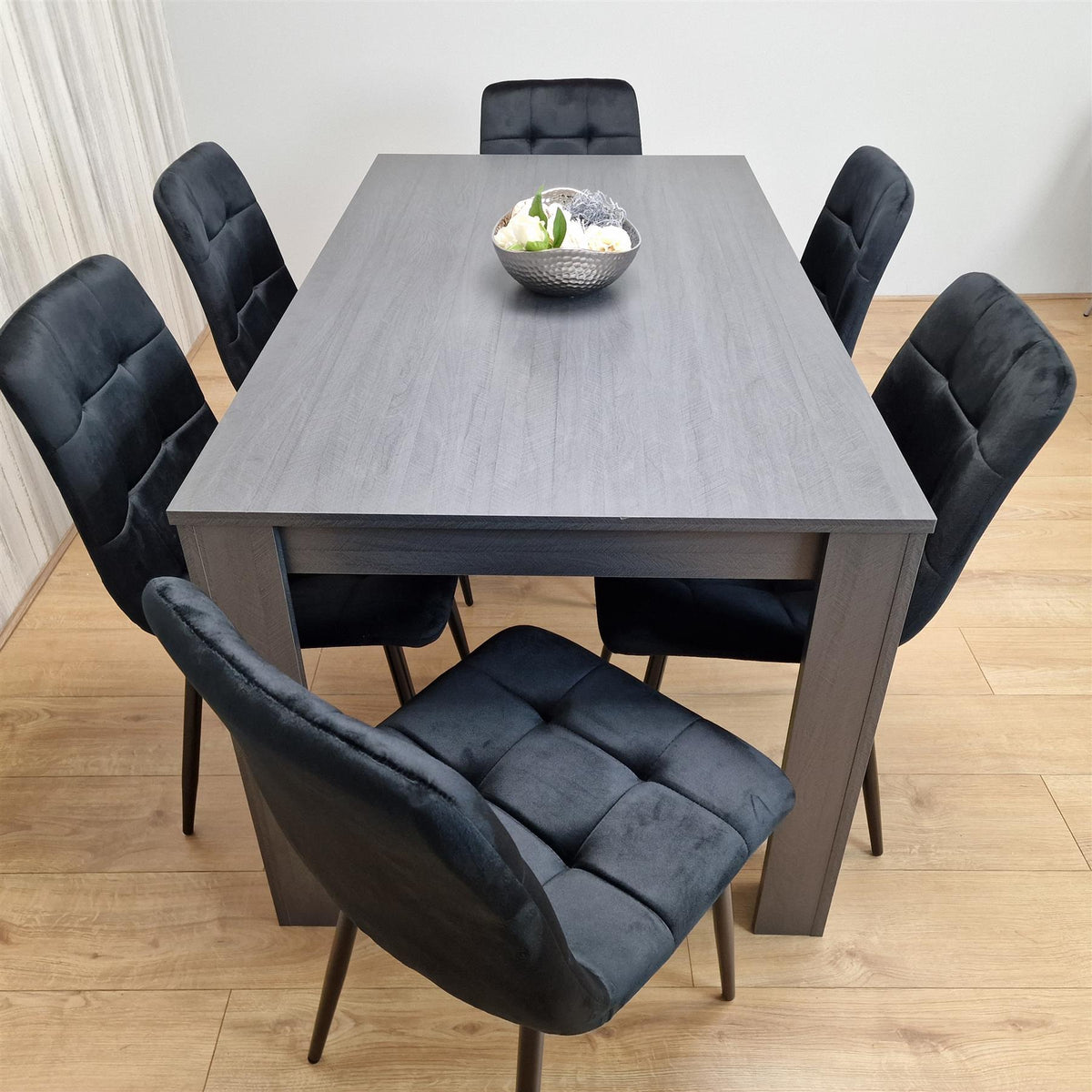 Dining Table Set with 6 Chairs Dining Room and Kitchen table set of 6