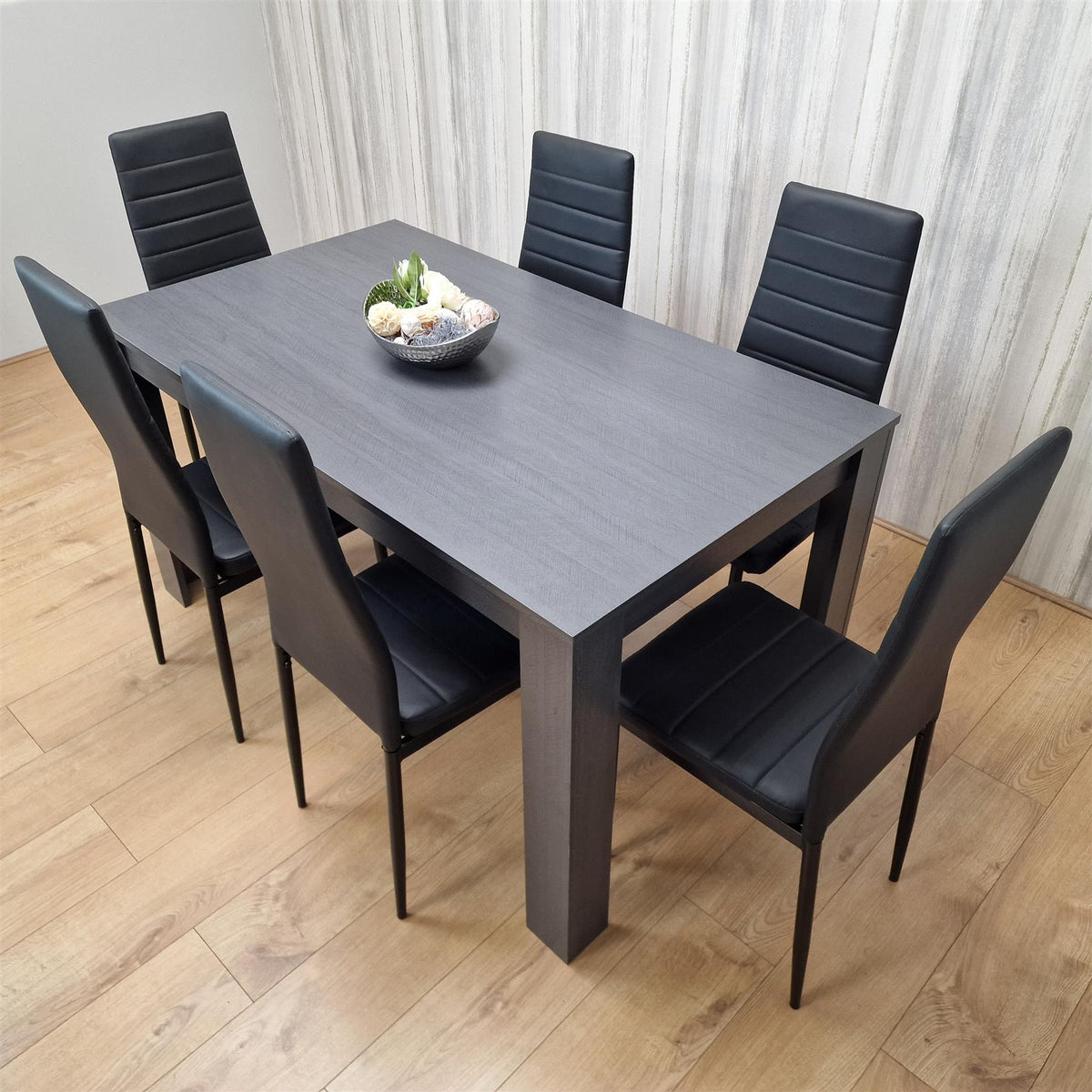 Dining Table Set with 6 Chairs Dining Room and Kitchen table set of 6