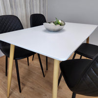 Dining Table Set with 4 Chairs Dining Room and Kitchen table set of 4