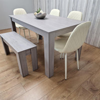 Dining Table Set with 4 Chairs Dining Room, Kitchen table set of 4, and Bench