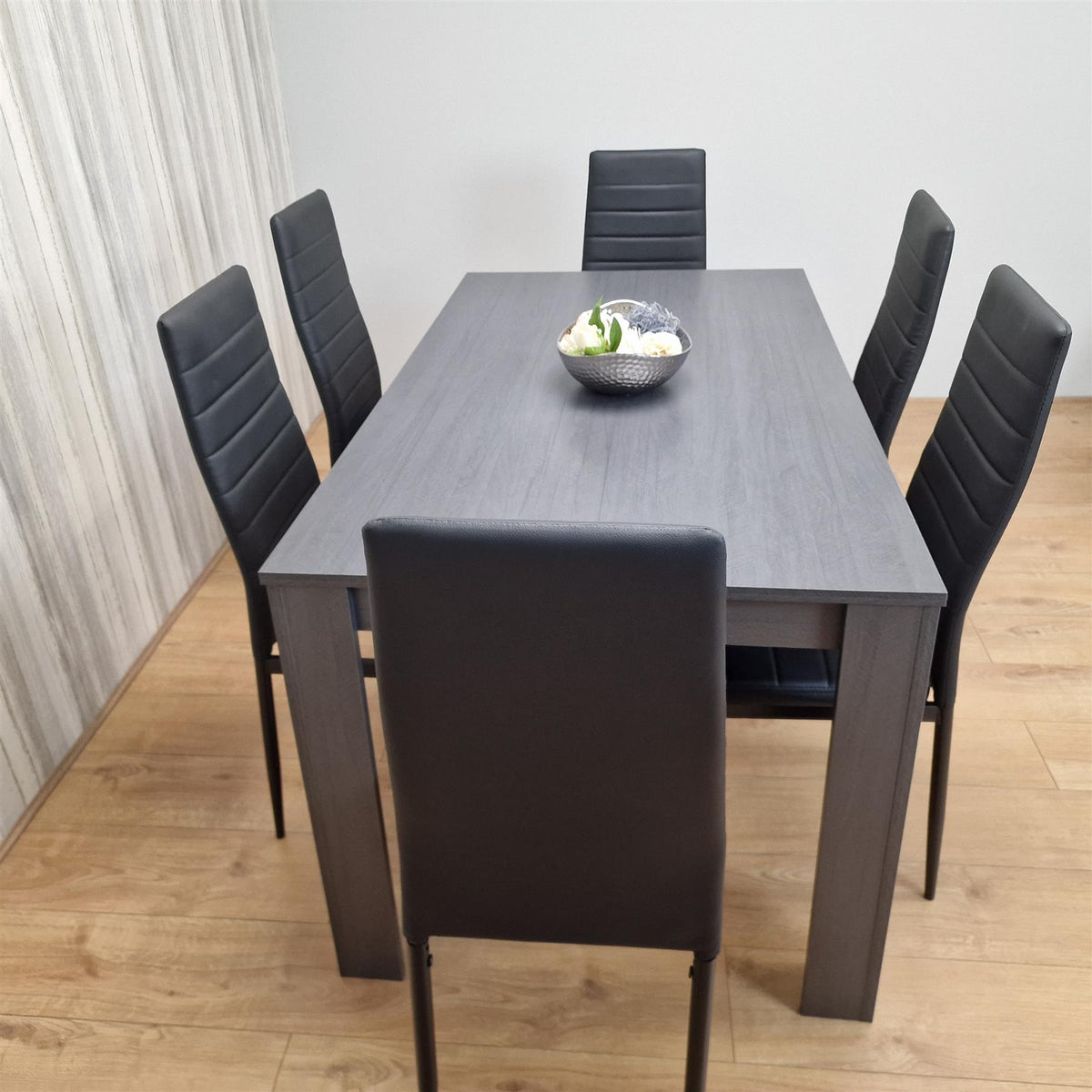 Dining Table Set with 6 Chairs Dining Room and Kitchen table set of 6