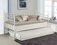 Daybed Without Trundle white 3ft single bed metal bedroom living room