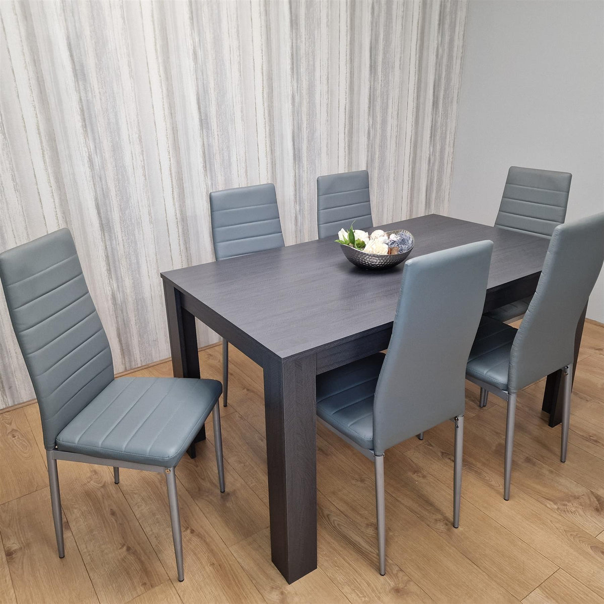 Dining Table Set with 6 Chairs Dining Room and Kitchen table set of 6