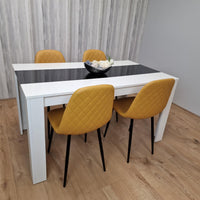 Dining Table Set with 4 Chairs Dining Room and Kitchen table set of 4