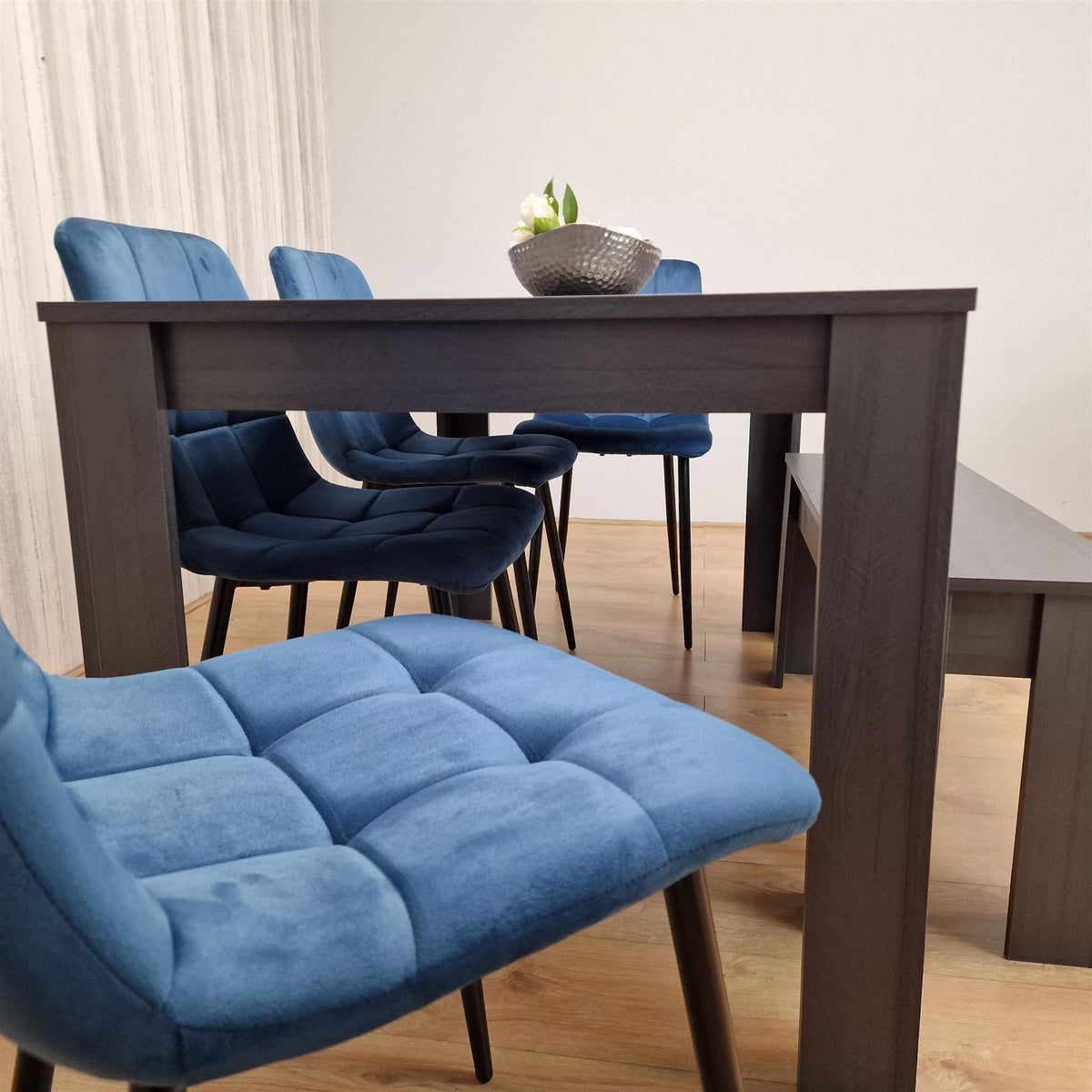 Dining Table Set with 4 Chairs and a Bench Dining Room and Kitchen table set of 4