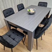 Dining Table Set with 6 Chairs Dining Room and Kitchen table set of 6