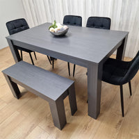 Dining Table Set with 4 Chairs and a Bench Dining Room and Kitchen table set of 4