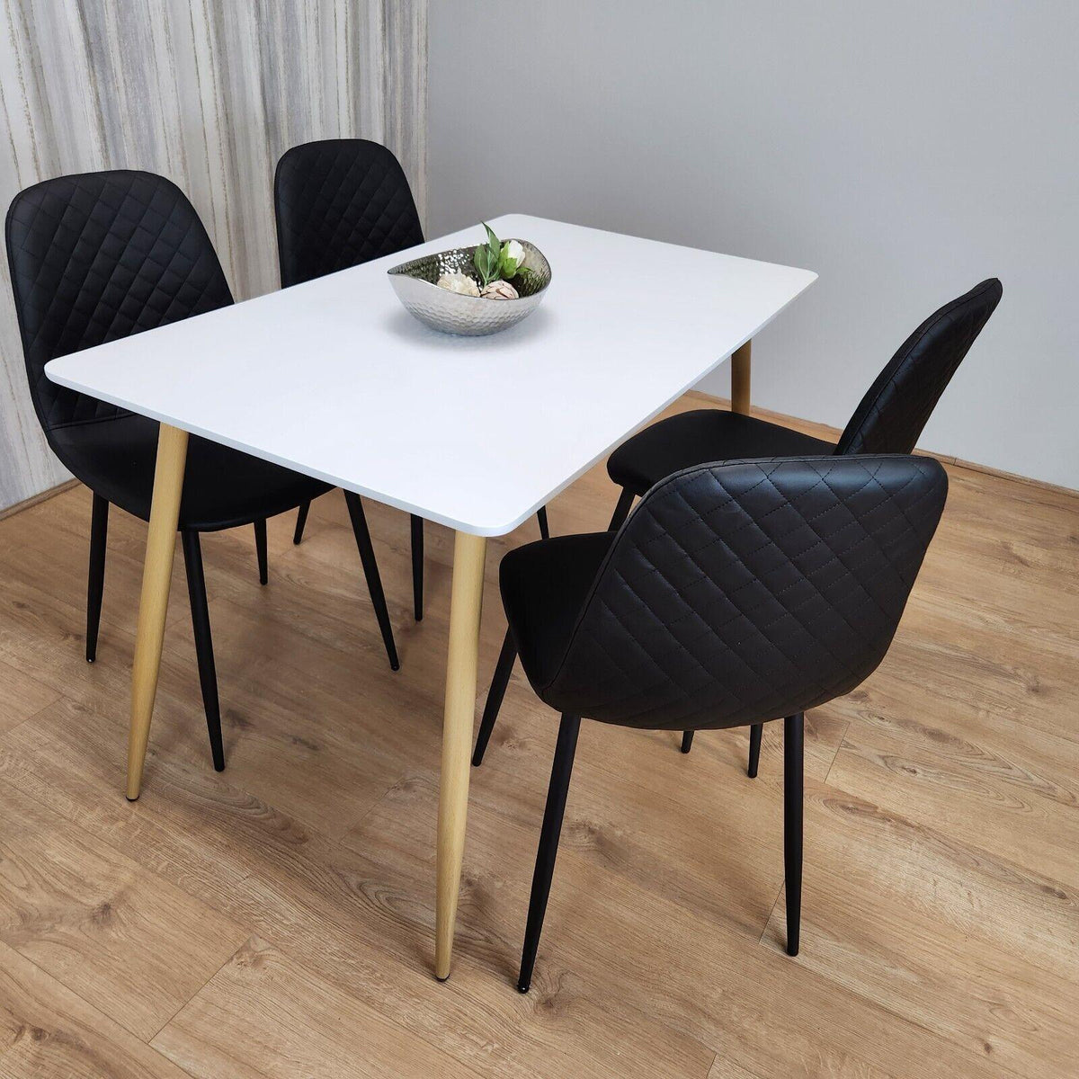 Dining Table Set with 4 Chairs Dining Room and Kitchen table set of 4