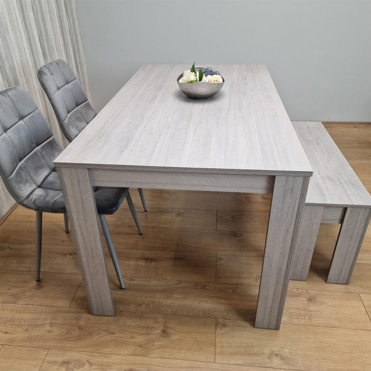 Dining Table Set with 2 Chairs Dining Room and Kitchen table set of 2,and Bench