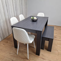 Dining Table Set with 4 Chairs Dining Room, Kitchen table set of 4, and Bench