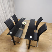 Dining Table Set with 4 Chairs Dining Room, and Kitchen table set of 4