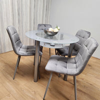 Dining Table Set with 4 Chairs Dining Room and Kitchen table set of 4