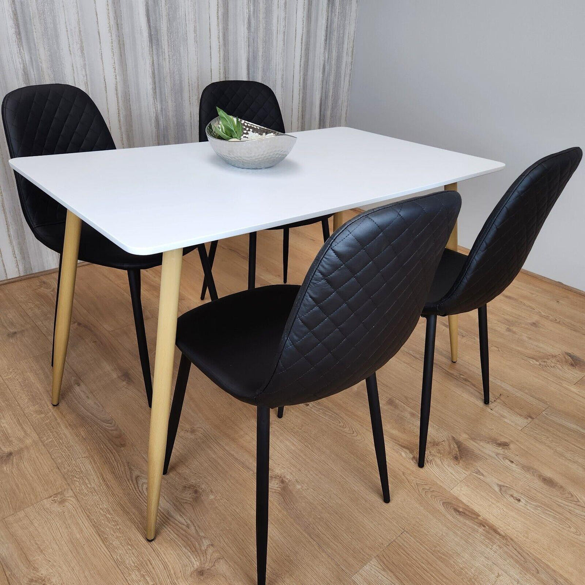 Dining Table Set with 4 Chairs Dining Room and Kitchen table set of 4