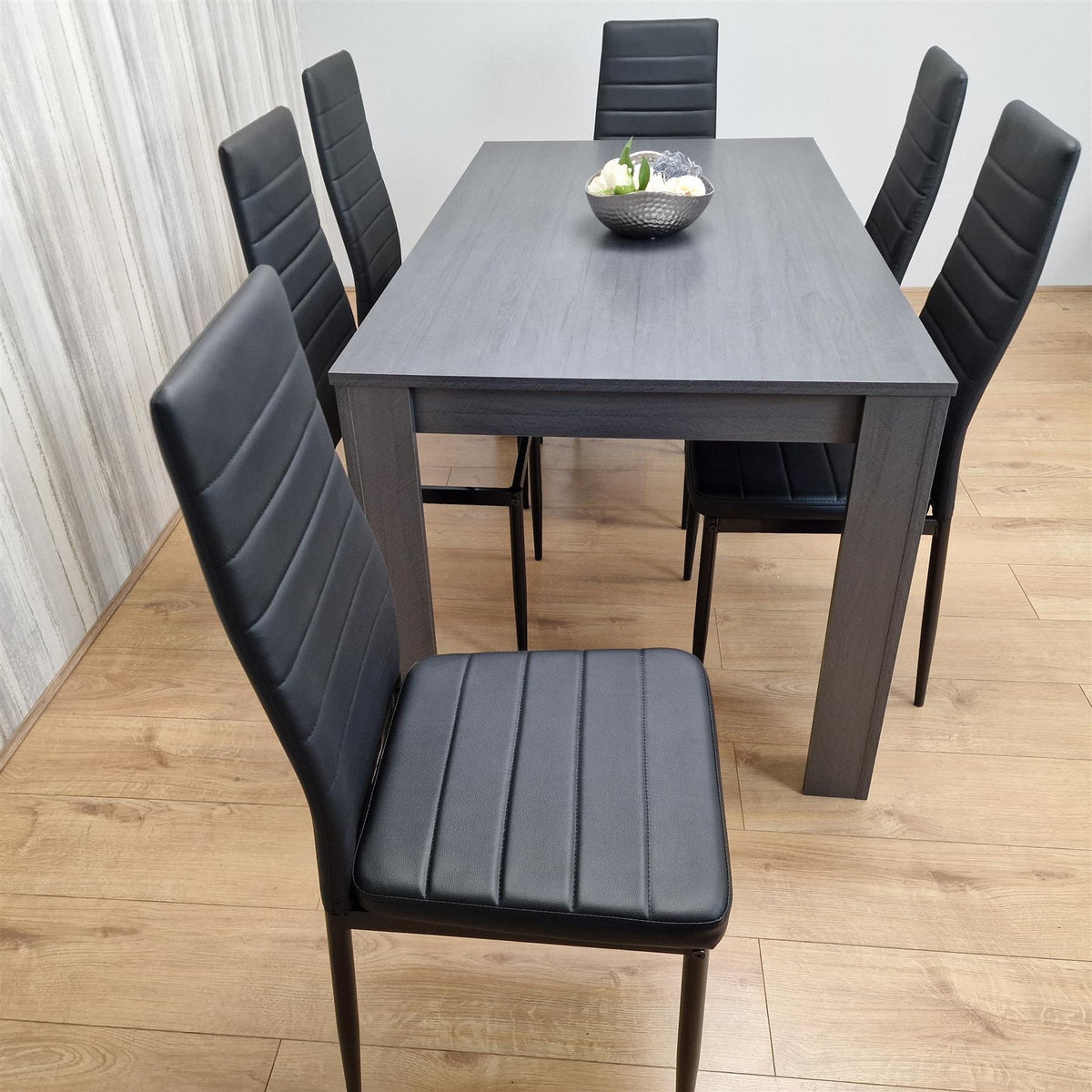 Dining Table Set with 6 Chairs Dining Room and Kitchen table set of 6