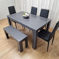 Dining Table Set with 4 Chairs and a Bench Dining Room and Kitchen table set of 4