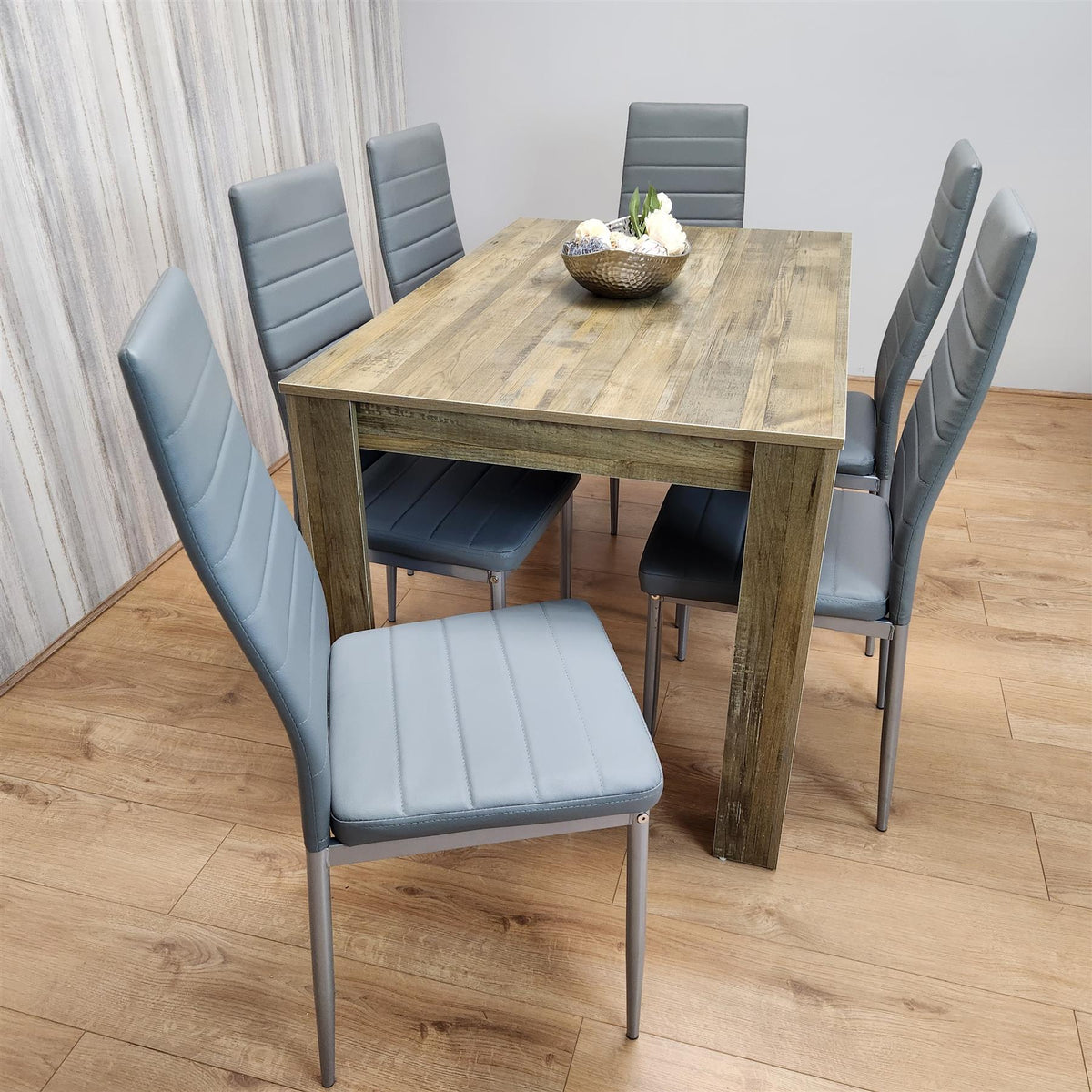 Dining Table Set with 6 Chairs Dining Room and Kitchen table set of 6