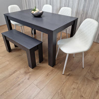 Dining Table Set with 4 Chairs Dining Room, Kitchen table set of 4, and Bench