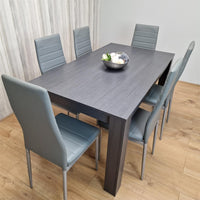 Dining Table Set with 6 Chairs Dining Room and Kitchen table set of 6