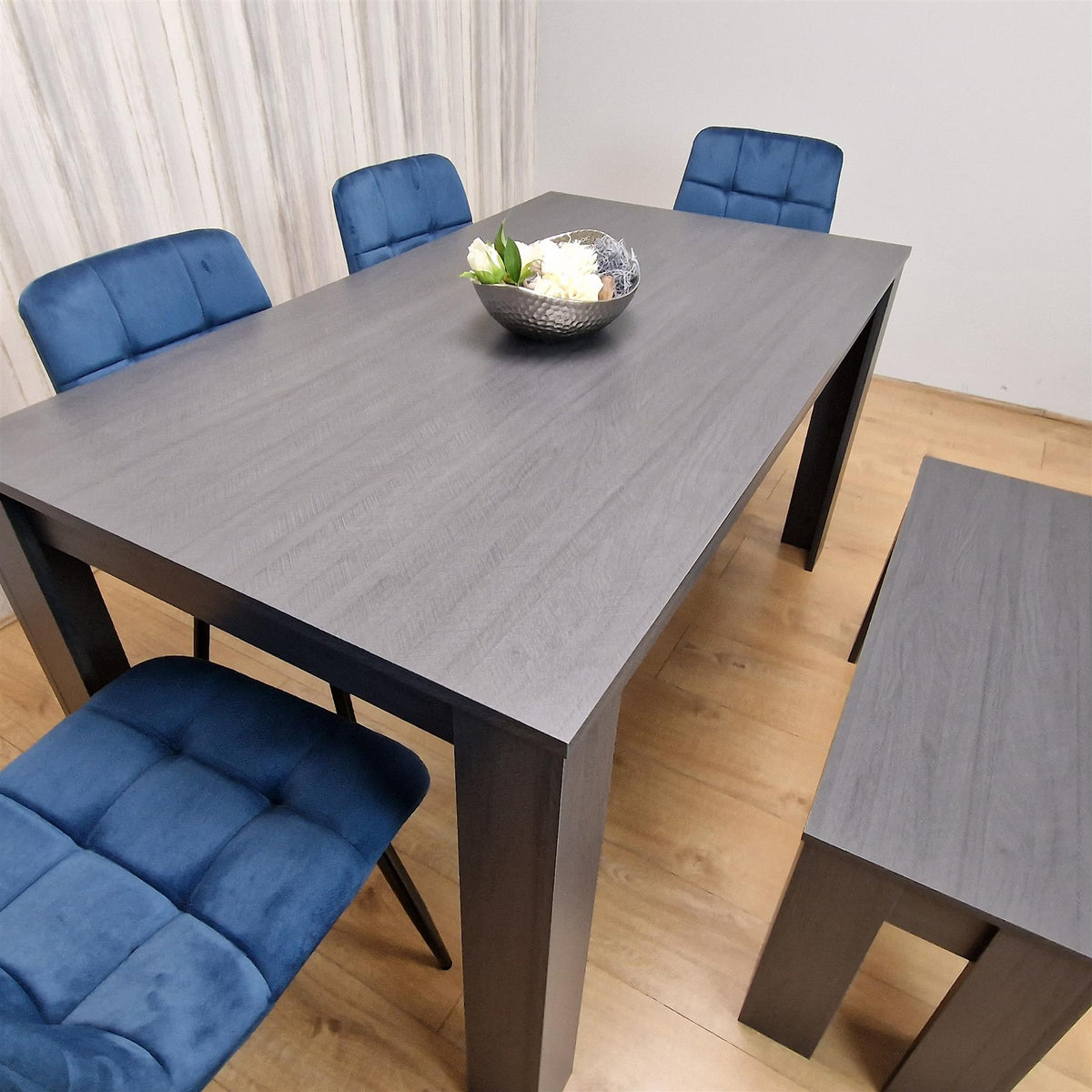 Dining Table Set with 4 Chairs and a Bench Dining Room and Kitchen table set of 4