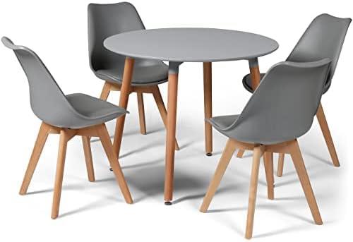 Dining Table Set with 4 Chairs Dining Room and Kitchen table set of 4