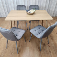 Dining Table Set with 4 Chairs Dining Room, and Kitchen table set of 4