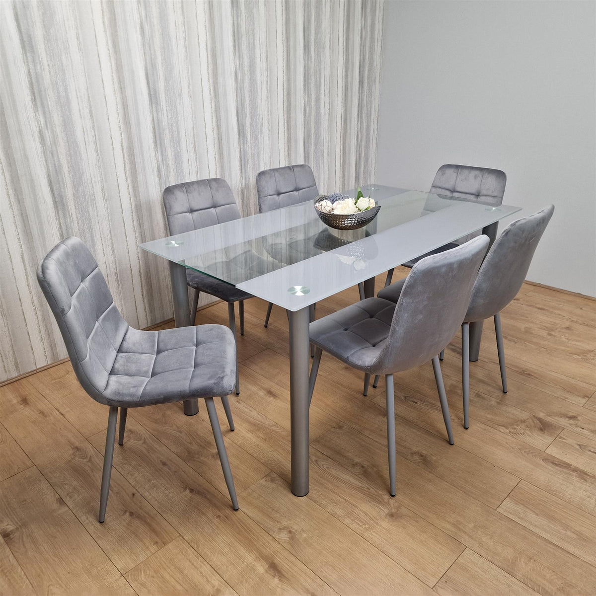 Dining Table Set with 6 Chairs Dining Room, and Kitchen table set of 6