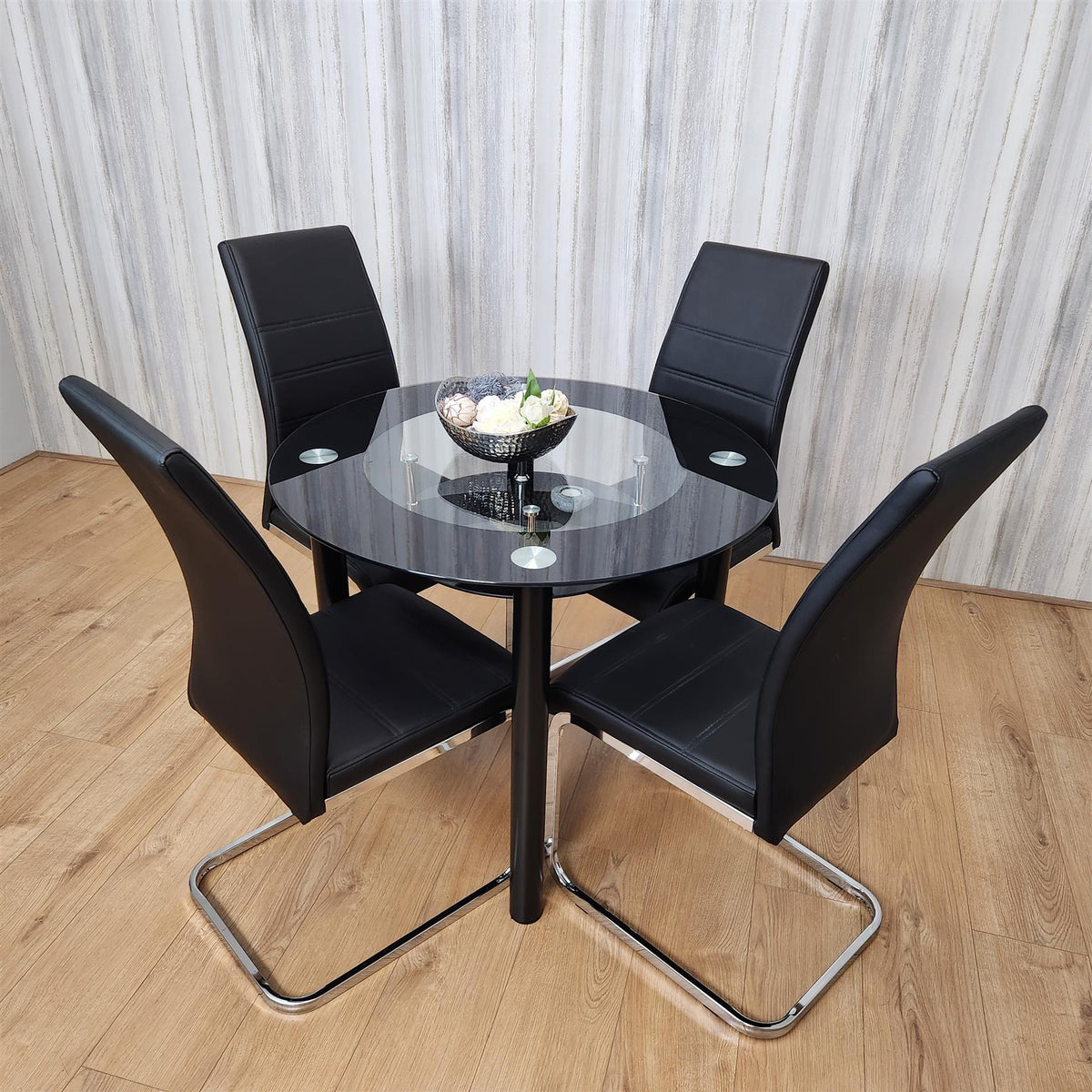 Dining Table Set with 4 Chairs Dining Room and Kitchen table set of 4