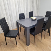 Dining Table Set with 6 Chairs Dining Room and Kitchen table set of 6