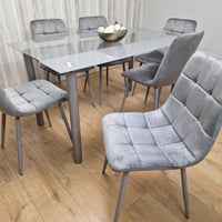 Dining Table Set with 6 Chairs Dining Room, and Kitchen table set of 6